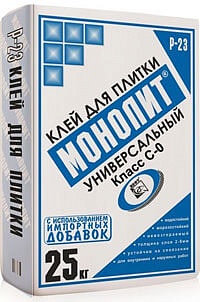 Р-23 Клей для плитки универсальный (класс С0)